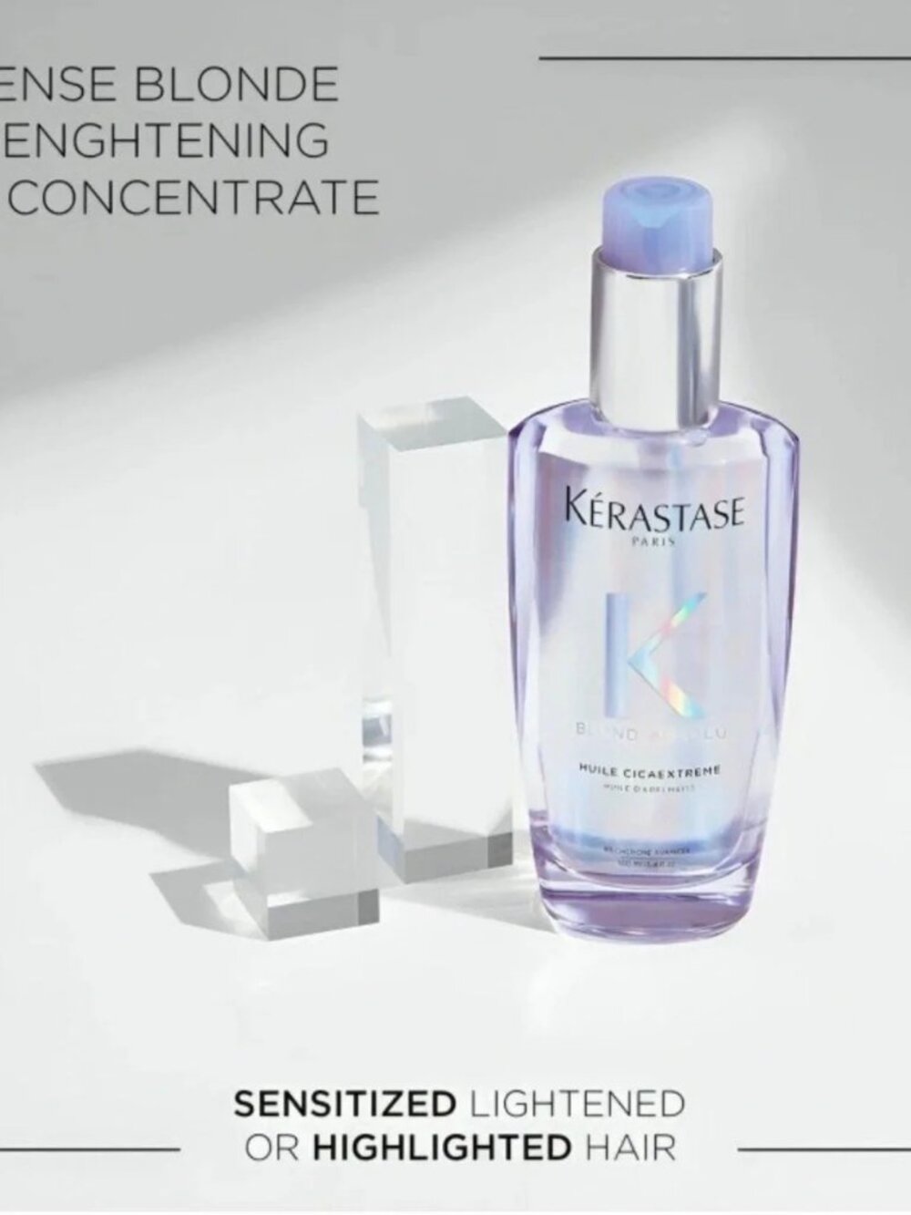 Kérastase Blond Absolu Lavender Hair Oil - Repairing Shine Serum 100ml - Picture 3 of 3